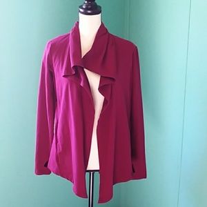 burgundy wine red cardigan pockets green tea small